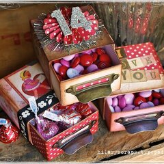 Valentine Vintage Candy Boxes