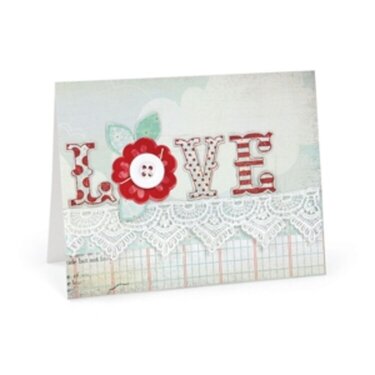 Love, Flowers, and Lace Card by Beth Reames