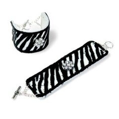 Zebra Print Cuff Bracelet