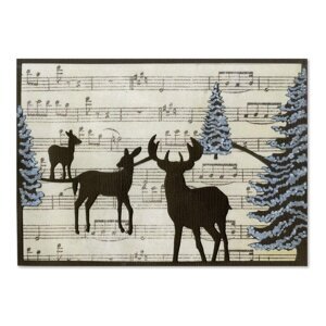 Woodland Reindeer Card by Wendy Cuskey