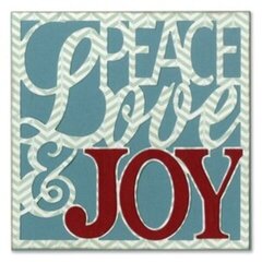 Peace, Love, and Joy Card by Wendy Cuskey