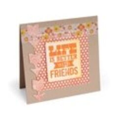 Life is Better with Friends Card by Cara Mariano