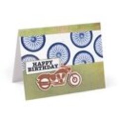 Happy Birthday Motorcycle Card by Beth Reames