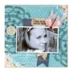 Look on the Bright Side Layout by Deena Ziegler