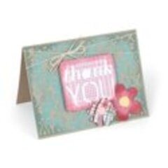 Thank You Flowers Card #3 by Deena Ziegler