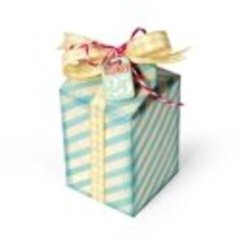 December 25th Milk Carton Gift Box by Deena Ziegler
