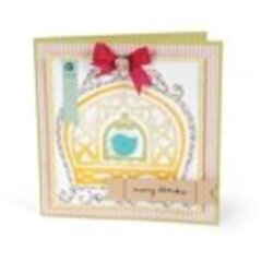 Many Thanks Birdcage Card by Deena Ziegler