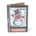Merry Christmas Snowman Card by Tim Holtz
