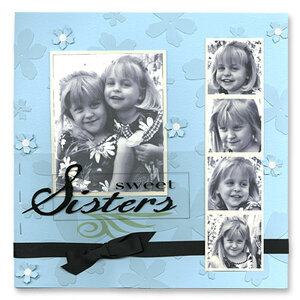 Blue Flowers Sisters Page