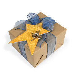 Embossed Star Gift Tag by Deena Ziegler