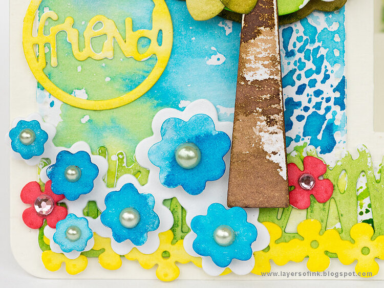 Happy Step Up card by AnnaKarin for Sizzix Project Idea