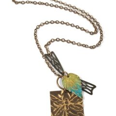 Turning Leaf Pendant by Jess Italia Lincoln