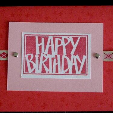 Adult Female Birthday Card for All occasions Card swap Round 2