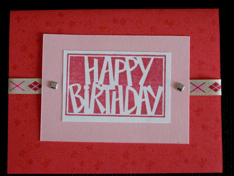 Adult Female Birthday Card for All occasions Card swap Round 2