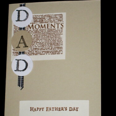 Father&#039;s Day Card for Swap