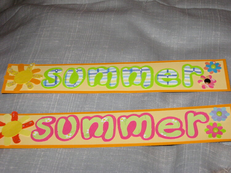 Example of &#039;Summer&#039; title for swap