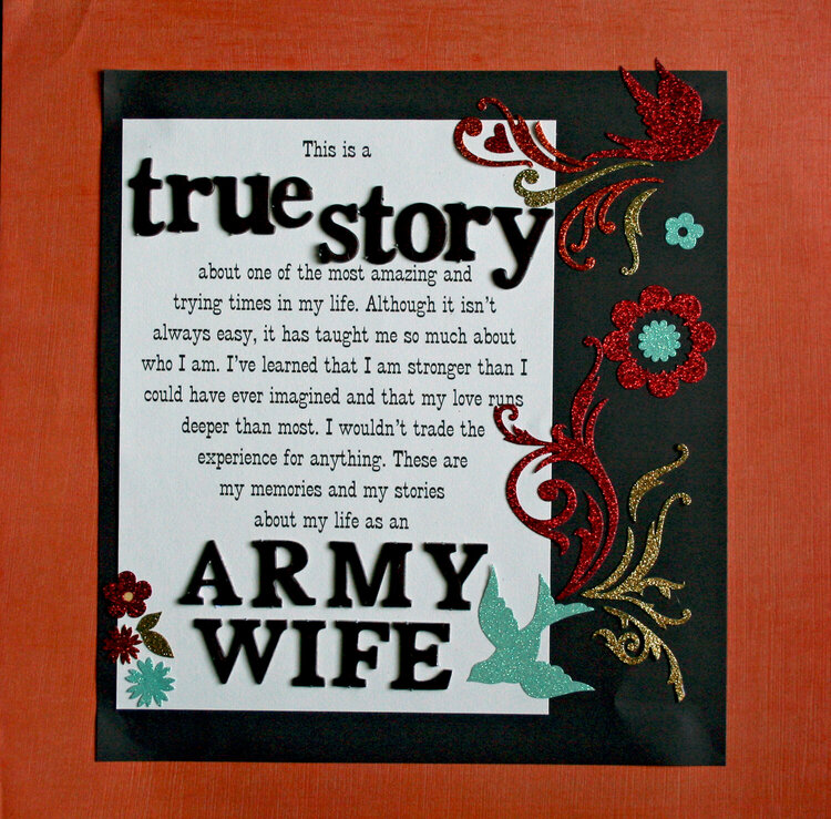 Army Wife Title Page