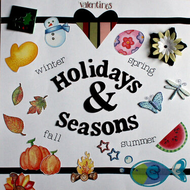 Holidays and Seasons Title Page