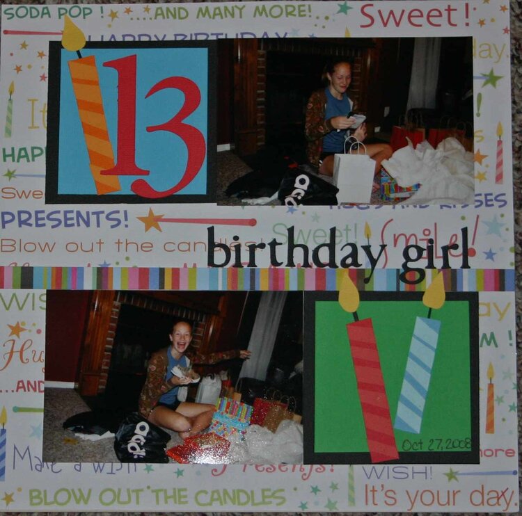 Birthday girl 13