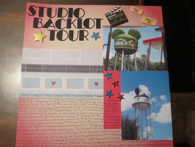 Studio Backlot Tour Page 1
