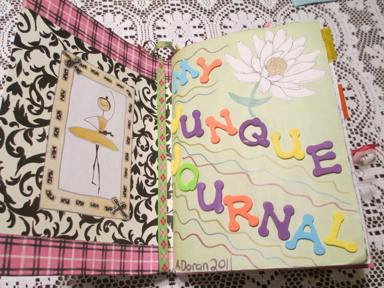 Junque Journal Inside Cover