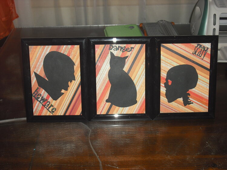 Halloween Picture Frames Set 1