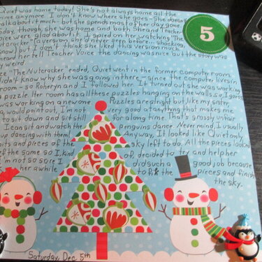 December Daily 2015 Day 5 Journaling