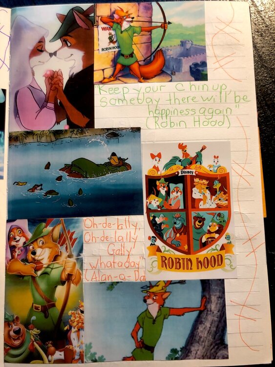 Disney Junk Journal- Robin Hood