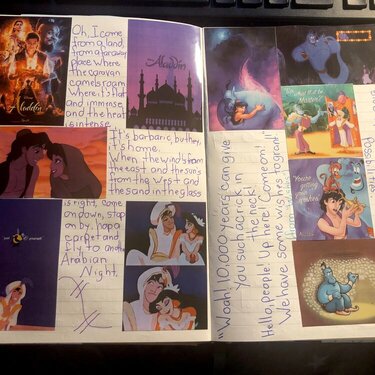 Disney Junk Journal- Aladdin