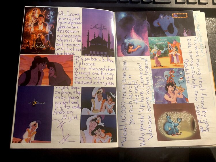Disney Junk Journal- Aladdin