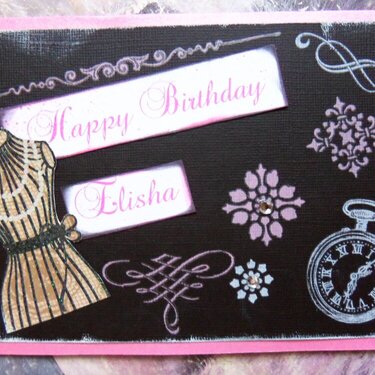 Happy Birthday Elisha card