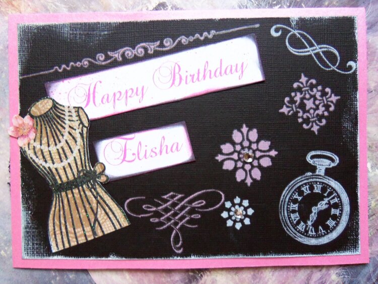 Happy Birthday Elisha card