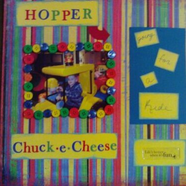 Hopper at chuck-e-cheese