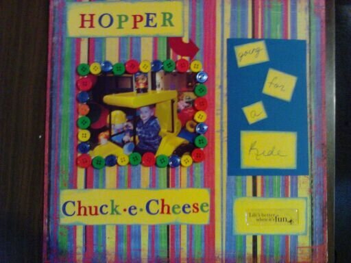 Hopper at chuck-e-cheese