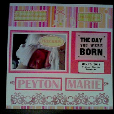 Peyton Marie - The day you were born