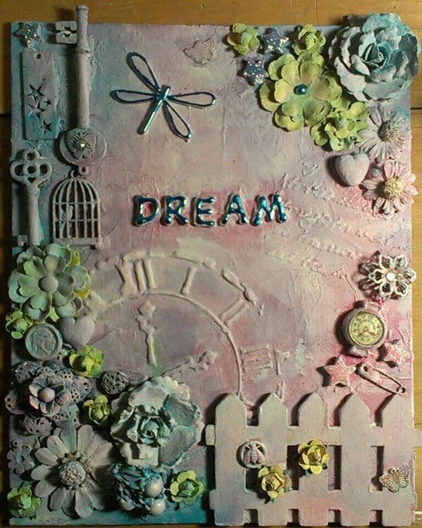 DREAM - Mixed Media Canvas