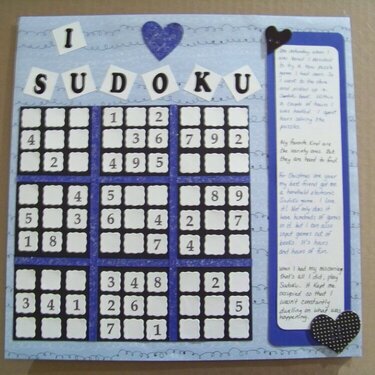 I love Sudoku