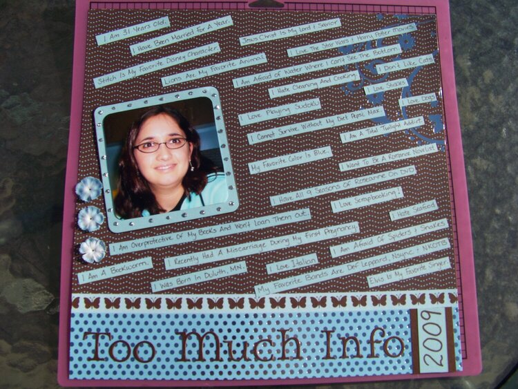 Too Much Info 2009 - BOM April Challenge