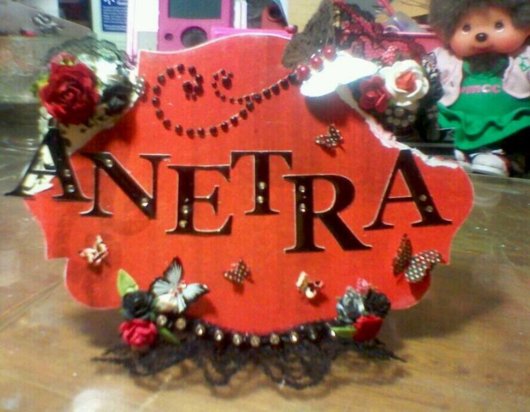 &quot;Anrtra&quot; Name frame