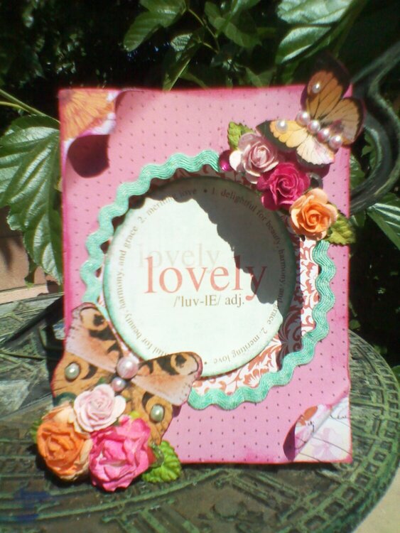 &quot;Lovely&quot; window card