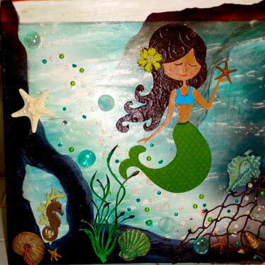 mermaid canvas