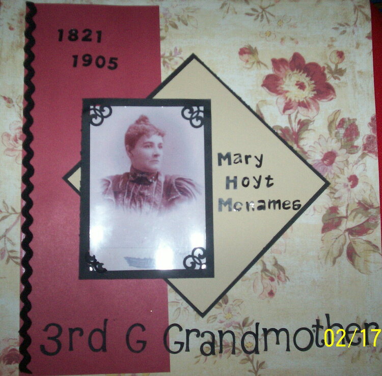 3rd G Grandmother