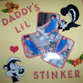 Daddy's lil stinker