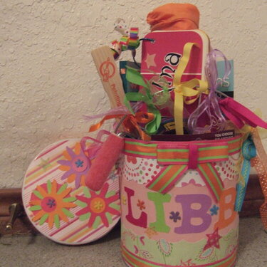 Paint Can Gift Basket