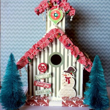 Holiday Birdhouse
