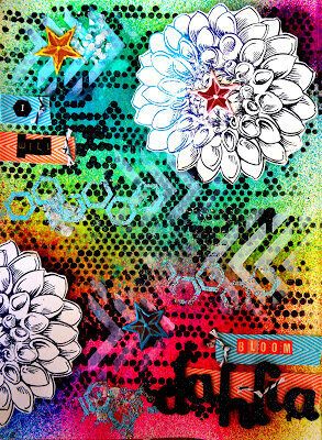 &quot;Dahlia&quot; Art Journal Page