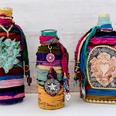 Boho Gypsy Bottles **Relics &amp; Artifacts**