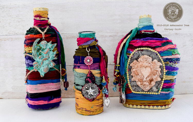 Boho Gypsy Bottles **Relics &amp; Artifacts**