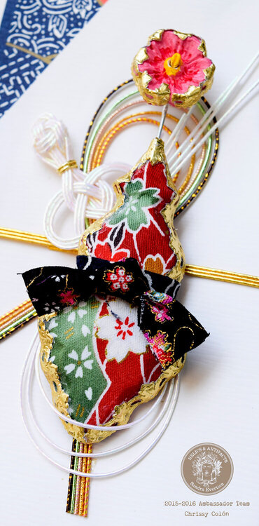Kimono Inspired Pendant *Relics &amp; Artifacts*