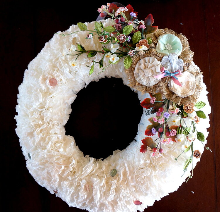 Coffee Filter Wreath **May Arts**